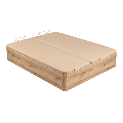 Sommier KING BOX 2 tampas 180x190cm carvalho PIKOLIN