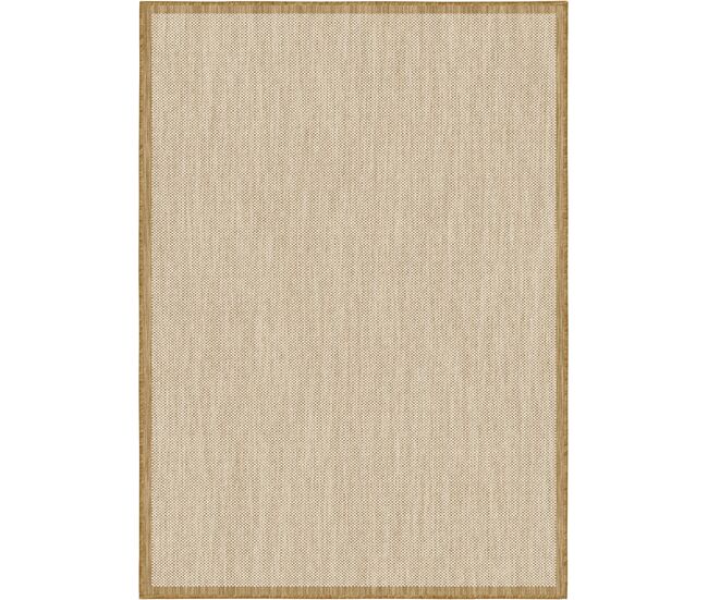 Alfombra interior y exterior brussels 80x150cm color natural