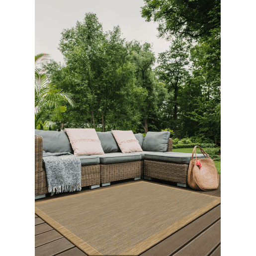Tapete BRUSSELS para interior e exterior 200x290cm cor areia Tapete BRUSSELS para interior e exterior 200x290cm cor areia