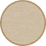 Tapete BRUSSELS redondo interior e exterior 140cm cor natural