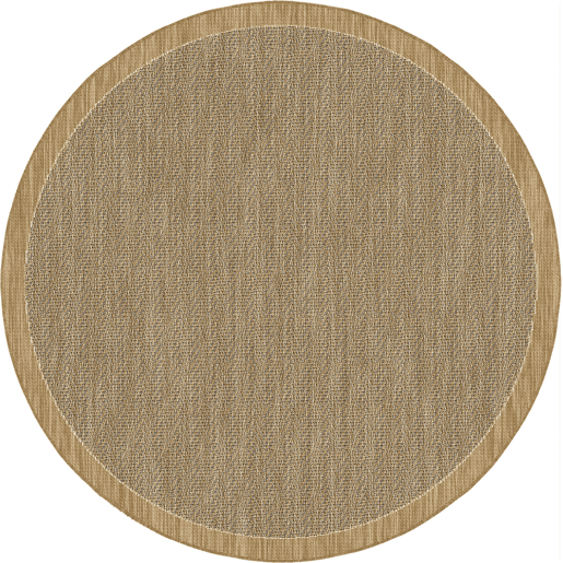 Tapete BRUSSELS redondo interior e exterior 140cm cor areia