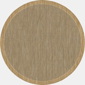 Tapete BRUSSELS redondo interior e exterior 140cm cor areia