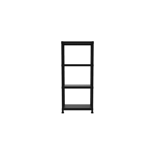 Estante PLUS 60cm com 4 prateleiras preto Estante PLUS 60cm com 4 prateleiras preto