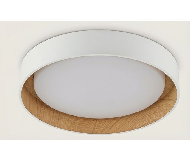 Plafón itthon led 16,5w 30cm efecto madera