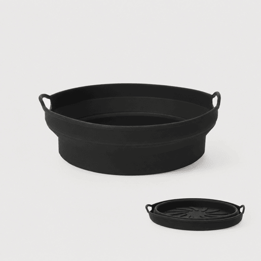 Molde REDONDO silicone dobrável 19,7x2,6cm