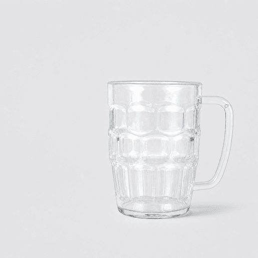 Caneca de cerveja GARDEN transparente 600ml