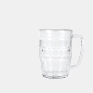 Caneca de cerveja GARDEN transparente 600ml