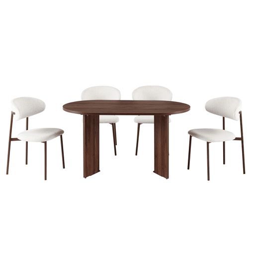 Conjunto de jantar SOGNO mesa e 4 cadeiras Conjunto de jantar SOGNO mesa e 4 cadeiras