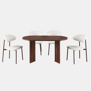 Conjunto de jantar SOGNO mesa e 4 cadeiras