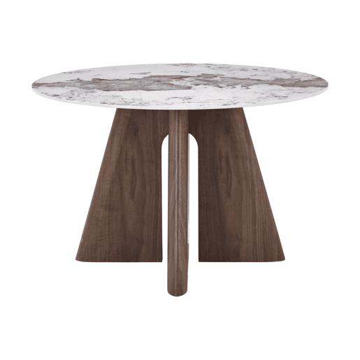 Mesa de jantar NUVOA fixa redonda