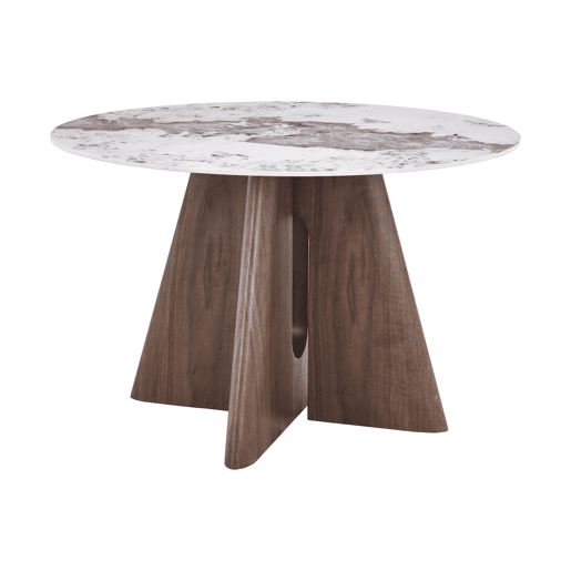 Mesa de jantar NUVOA fixa redonda
