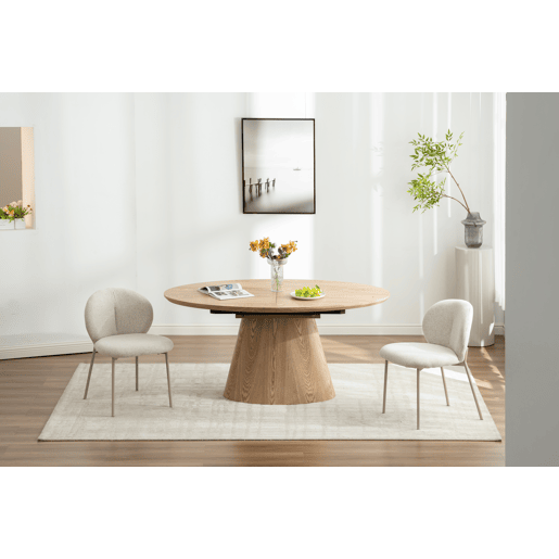 Mesa de jantar AURORA oval e extensÃvel Mesa de jantar AURORA oval e extensÃvel