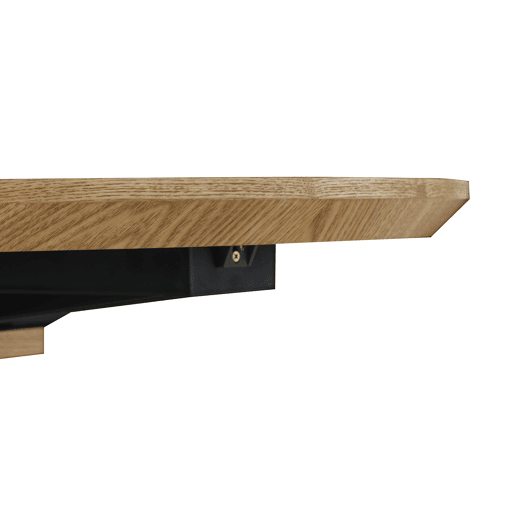 Mesa de jantar AURORA oval e extensível