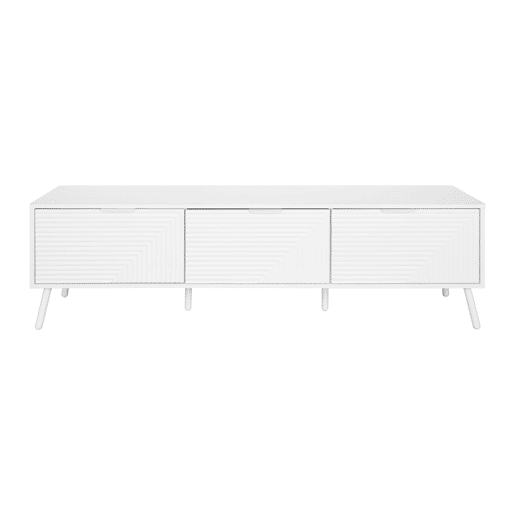 Móvel de TV LUND 160cm 3 portas branco Móvel de TV LUND 160cm 3 portas branco