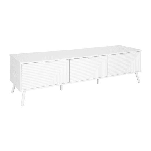 Móvel de TV LUND 160cm 3 portas branco Móvel de TV LUND 160cm 3 portas branco