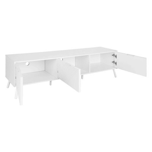 Móvel de TV LUND 160cm 3 portas branco Móvel de TV LUND 160cm 3 portas branco