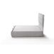 Cama abatible IMPERIAL 150x190cm tejido tela gris Cama abatible IMPERIAL 150x190cm tejido tela gris Gris