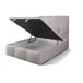 Cama abatible IMPERIAL 150x190cm tejido tela gris Cama abatible IMPERIAL 150x190cm tejido tela gris Gris