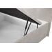 Cama abatible IMPERIAL 150x190cm tejido tela gris Cama abatible IMPERIAL 150x190cm tejido tela gris Gris