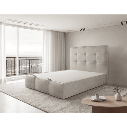 Cama IMPERIAL premium desdobrável 160x200cm tecido cor cinza