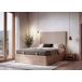 Cama abatible GRANHOTEL 150x190cm en madera y tela natural Cama abatible GRANHOTEL 150x190cm en madera y tela natural Beige