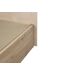 Cama abatible GRANHOTEL 150x190cm en madera y tela natural Cama abatible GRANHOTEL 150x190cm en madera y tela natural Beige