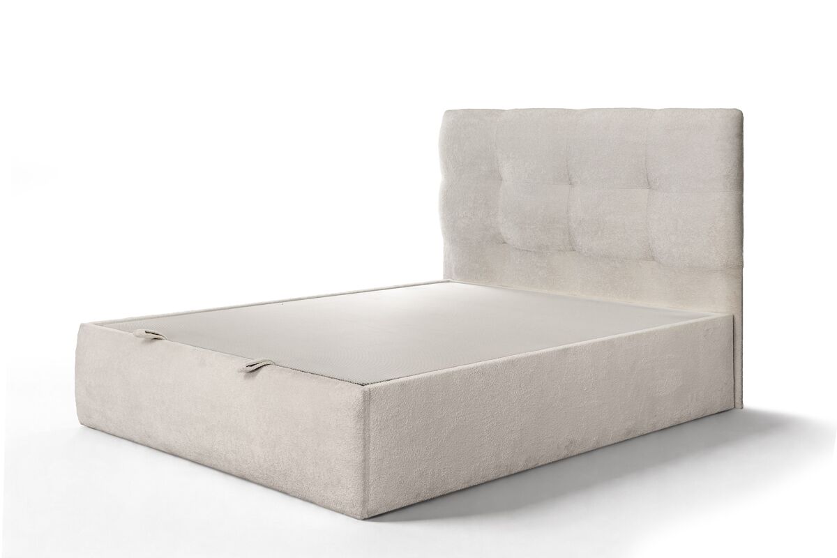 Cama abatible ELITE 150x190cm tejido tela beige