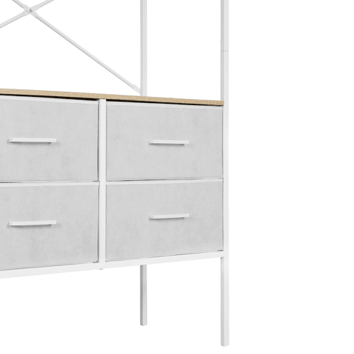 Cabide de roupa FIRST metal e madeira 167x80x40cm Cabide de roupa FIRST metal e madeira 167x80x40cm
