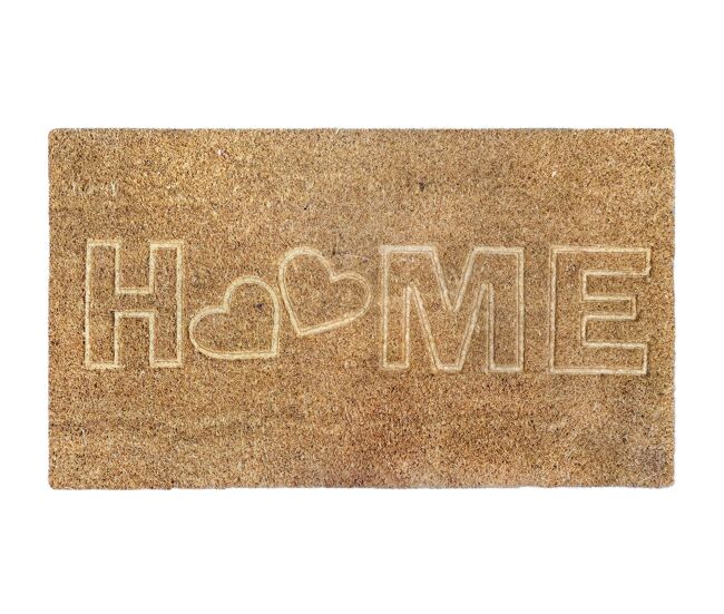 Felpudo coco natural home 40x70cm