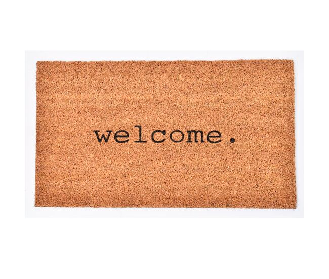 Felpudo coco natural welcome ii 40x70cm