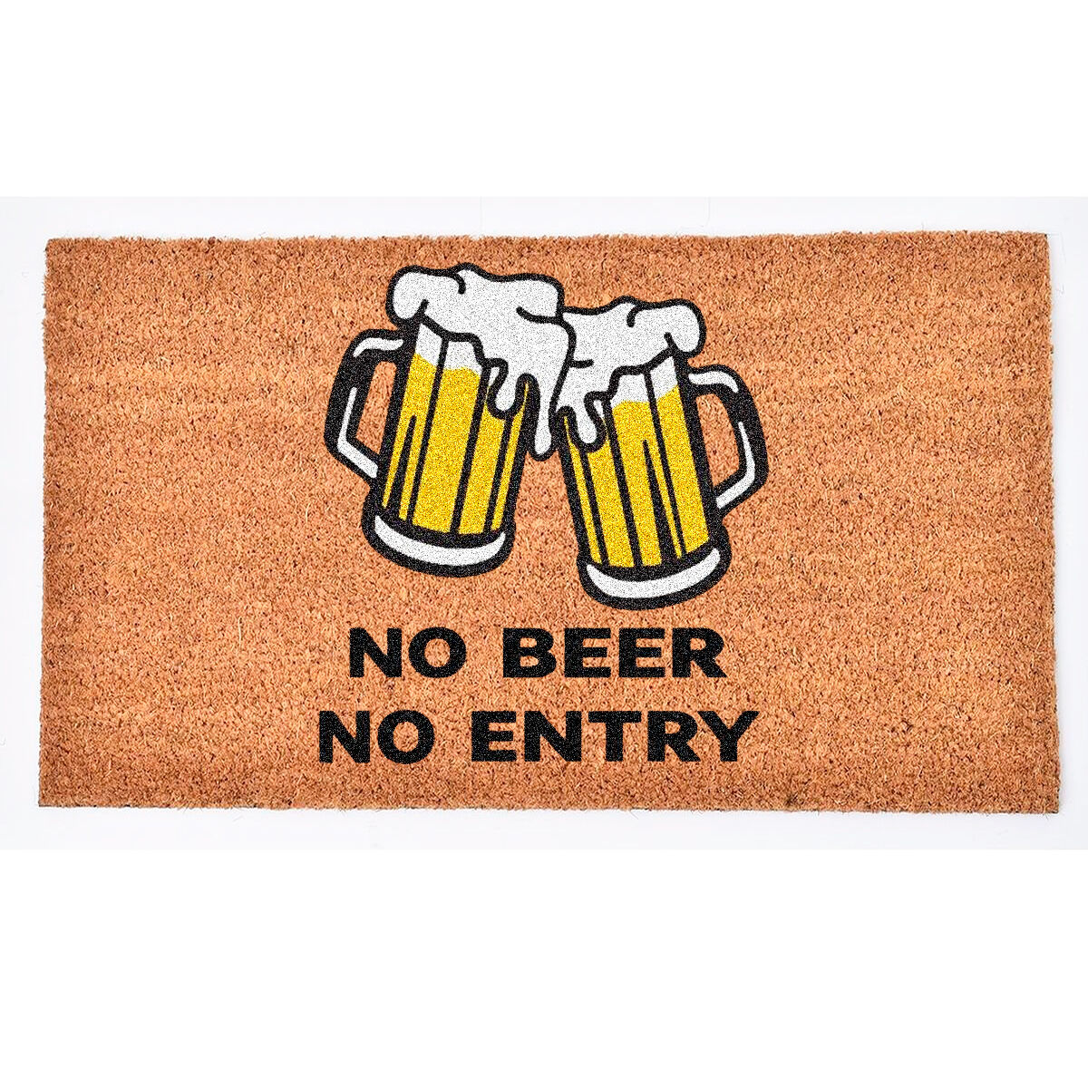 Felpudo coco natural BEER 40x70cm