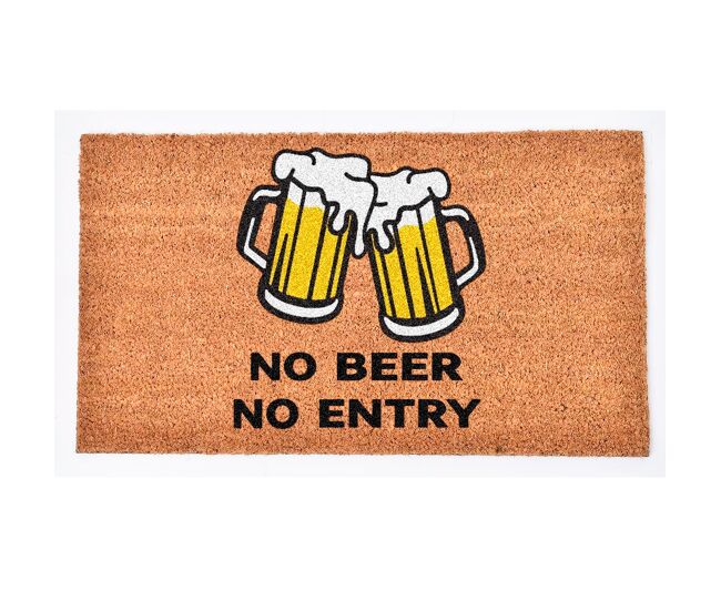 Felpudo coco natural beer 40x70cm