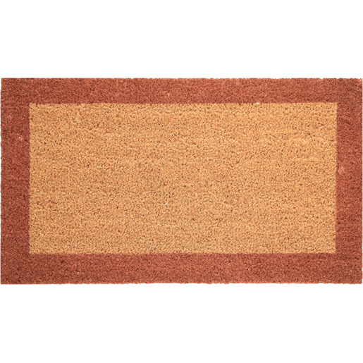 Tapete MARCO, coco natural, 40x70 cm, cor castanho