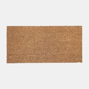 Tapete MARCO, coco natural, 40x70 cm, cor cinza