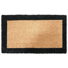 Tapete MARCO, coco natural, 40x70 cm, cor preto