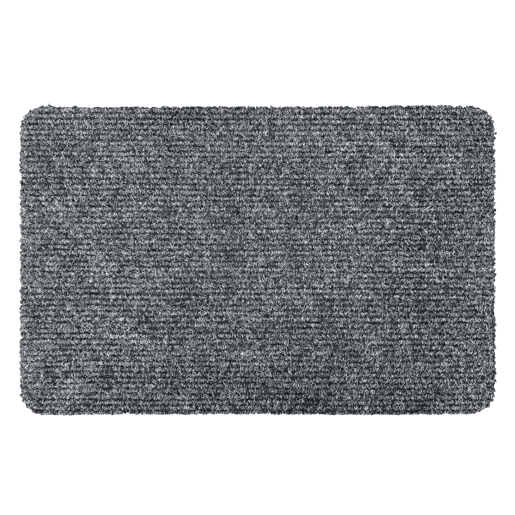 Tapete ARTIFICIAL, polipropileno, 45x60 cm, cor cinza
