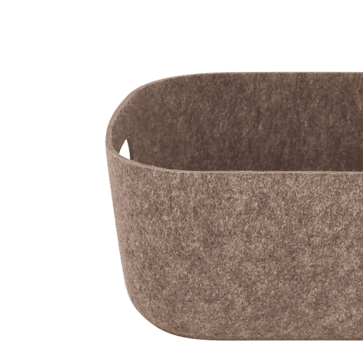 Cesta FIELTRO tamanho M 36,5x12x9,5cm cinza Cesta FIELTRO tamanho M 36,5x12x9,5cm cinza
