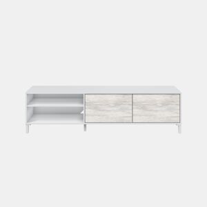 Móvel de TV VANYA II 180cm bege e branco