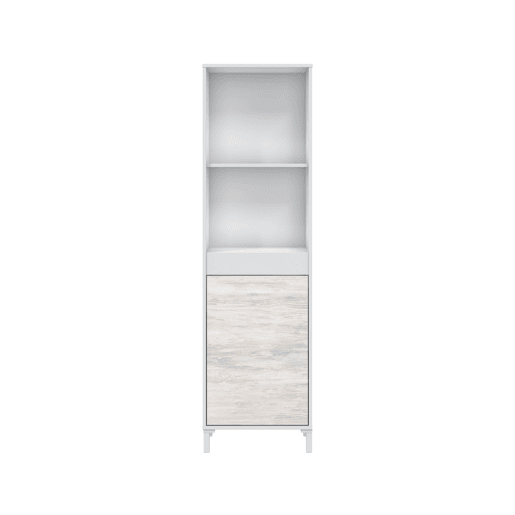 Vitrine alta VANYA II bege e branco Vitrine alta VANYA II bege e branco