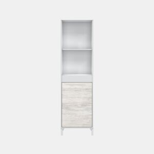 Vitrine alta VANYA II bege e branco
