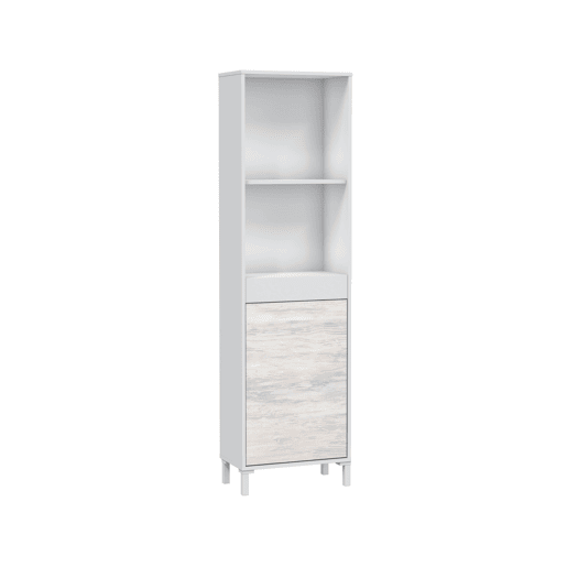Vitrine alta VANYA II bege e branco Vitrine alta VANYA II bege e branco