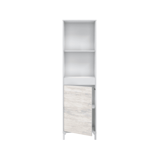 Vitrine alta VANYA II bege e branco Vitrine alta VANYA II bege e branco