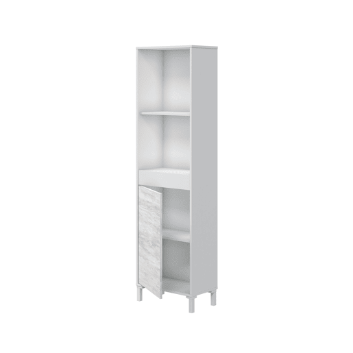 Vitrine alta VANYA II bege e branco Vitrine alta VANYA II bege e branco