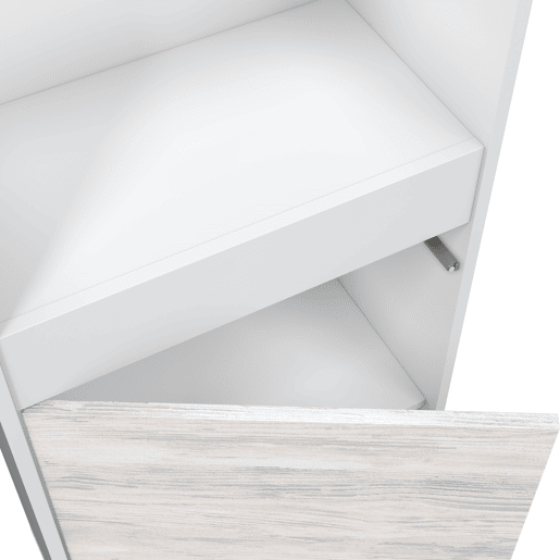 Vitrine alta VANYA II bege e branco Vitrine alta VANYA II bege e branco