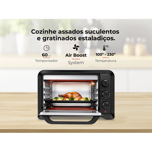 Mini forno FLAMA 1537FL 35 litros Mini forno FLAMA 1537FL 35 litros