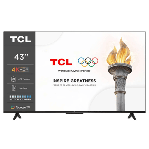 TV 43 polegadas TCL 43P61K Smart TV 4K UHD