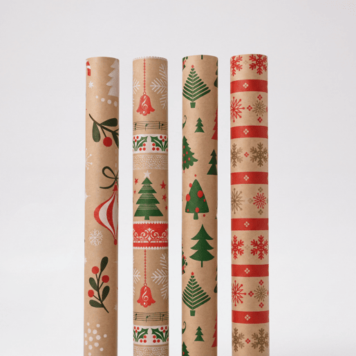 Papel de embrulho NAVIDAD sortido