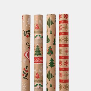 Papel de embrulho NAVIDAD sortido