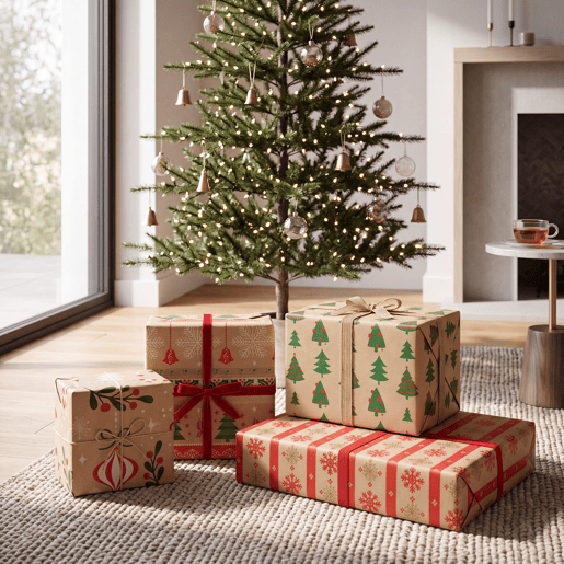 Papel de embrulho NAVIDAD sortido