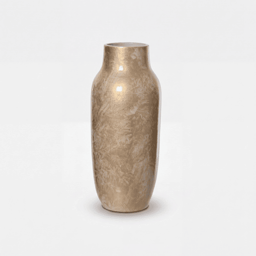 Vaso efeito GLOSSY em terracota dourado 50cm Vaso efeito GLOSSY em terracota dourado 50cm